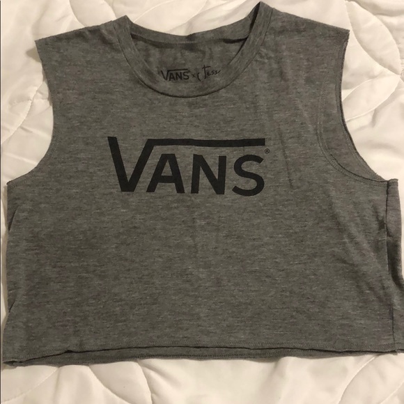 Vans Tops - Gray Vans crop top